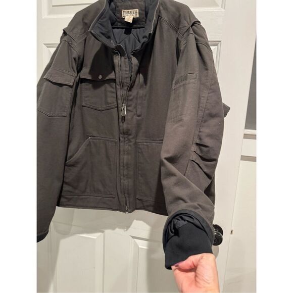 NWOT Duluth Trading Company Men's Superior Windproof Fire Hose Jacket Size 3XL - Picture 5 of 12
